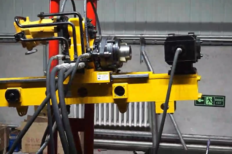 KY-600B鉆機，試機與井下施工